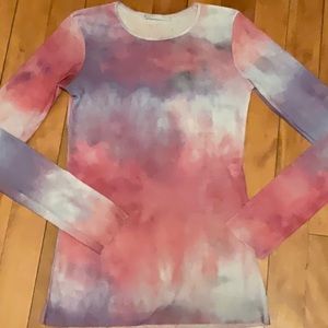 Semi-Sheer Tie-Dye Zara Top size Small